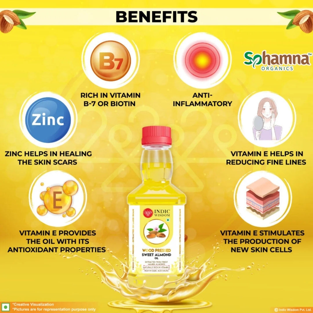 Cold & Wood Pressed Almond Oil 100ml