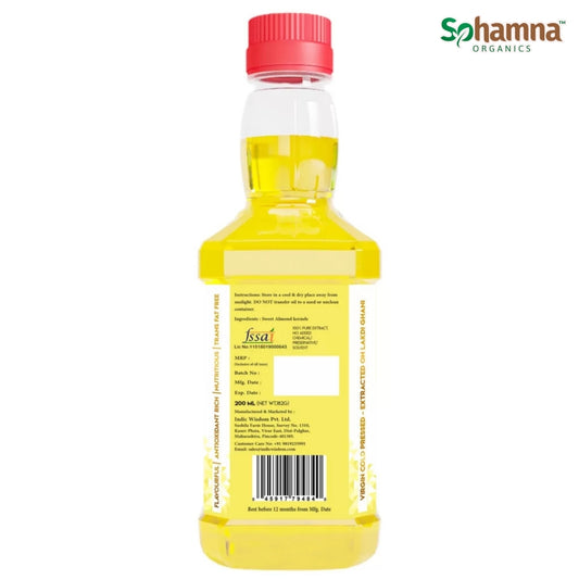 Cold & Wood Pressed Almond Oil 100ml