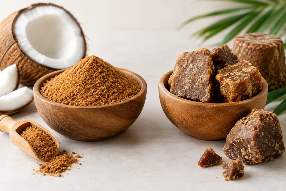 coconut sugar versus jaggery 椰糖與印度黑糖如何選擇