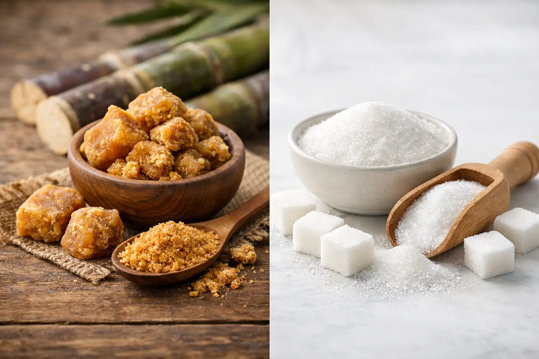 Jaggery vs White Sugar: Health Differences
