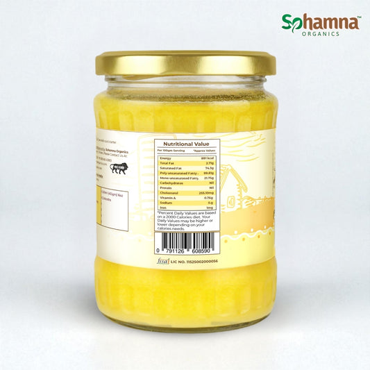 A2 Gir Cow Ghee 500ml | Clarified Butter