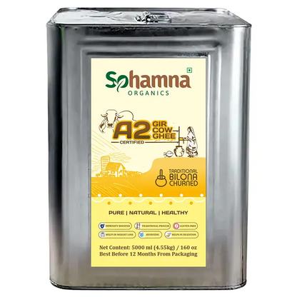 A2 Gir Cow Ghee 5LTR | Clarified Butter