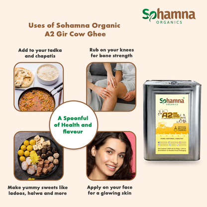 A2 Gir Cow Ghee 5LTR | Clarified Butter