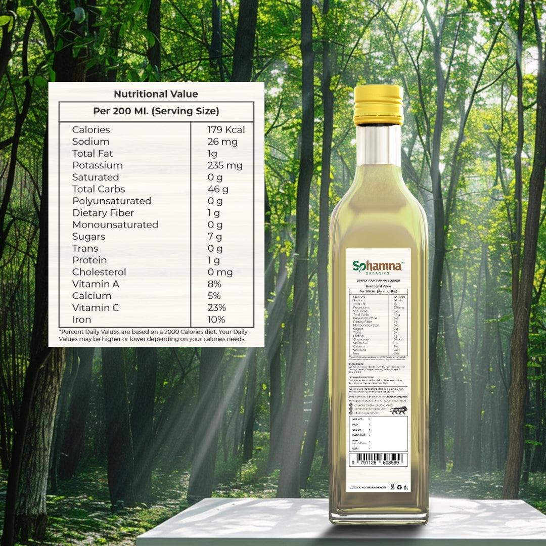 Natural Aam Panna Squash 500ml