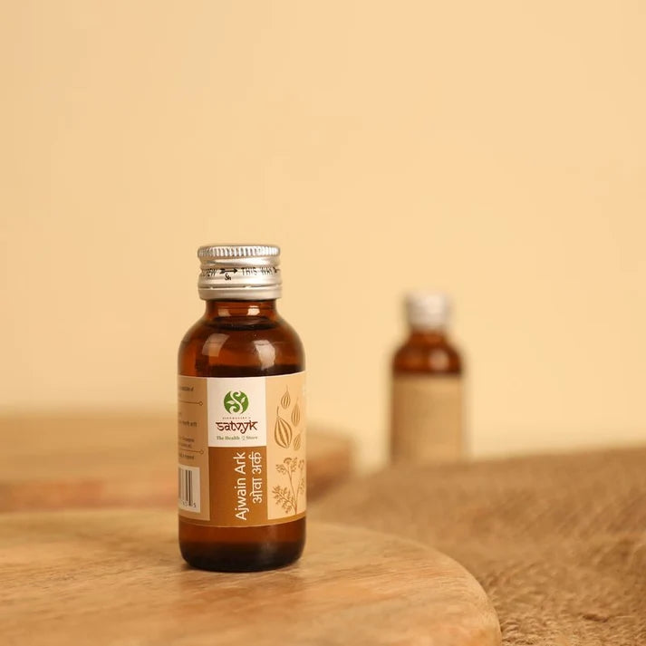 Ajwain Ark 60ml | Steam-Distilled Carom Seed Extract