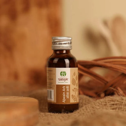 Ajwain Ark 60ml | Steam-Distilled Carom Seed Extract