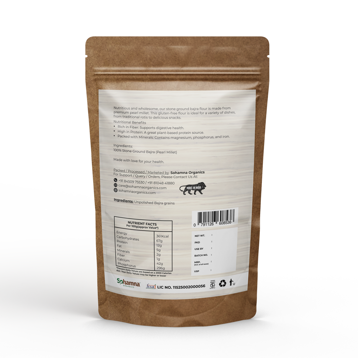 Bajri Flour 500g