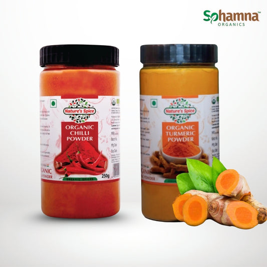 Chilli & Turmeric Powder Combo (2 Pack)
