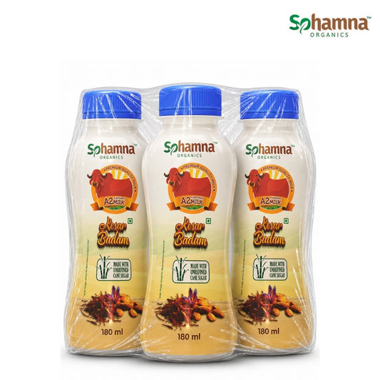 A2 Flavoured Milk (Saffron Almond) Combo (3 Pack)