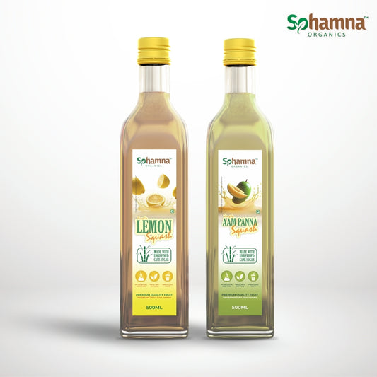 Lemon & Aam Panna Squash Combo (2 pack)