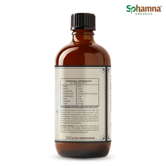 Cold & Wood Pressed Castor Oil 100ml
