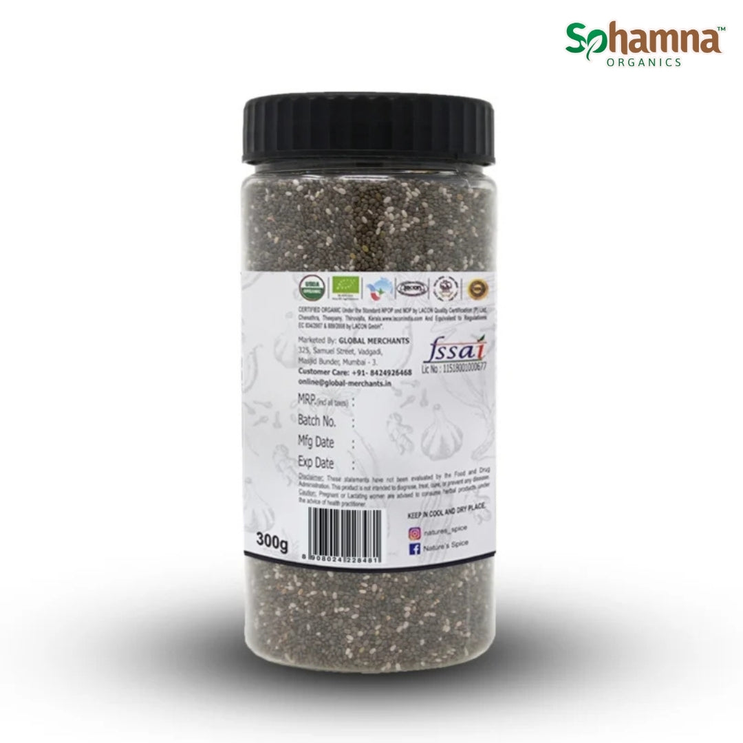 Organic Chia Seeds 200gms