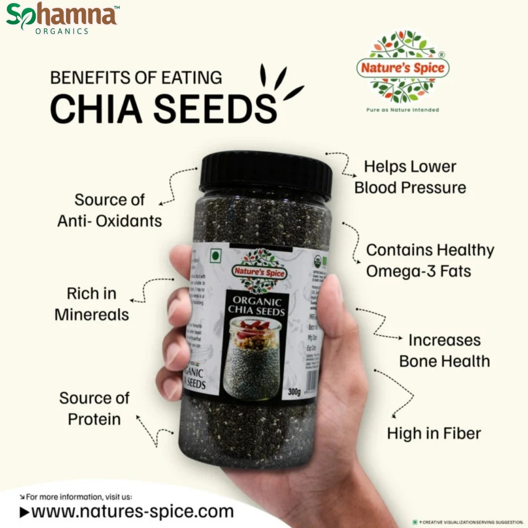 Organic Chia Seeds 200gms