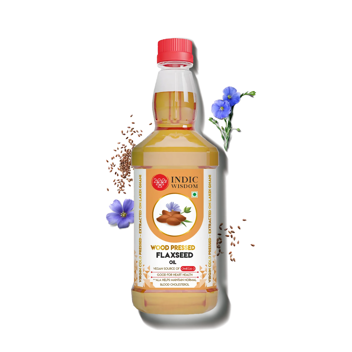 Cold & Wood Pressed Flaxseed Oil 100ml
