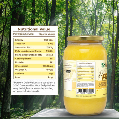 A2 Gir Cow Ghee 1LTR | Clarified Butter