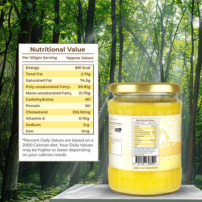 A2 Gir Cow Ghee 500ml | Clarified Butter