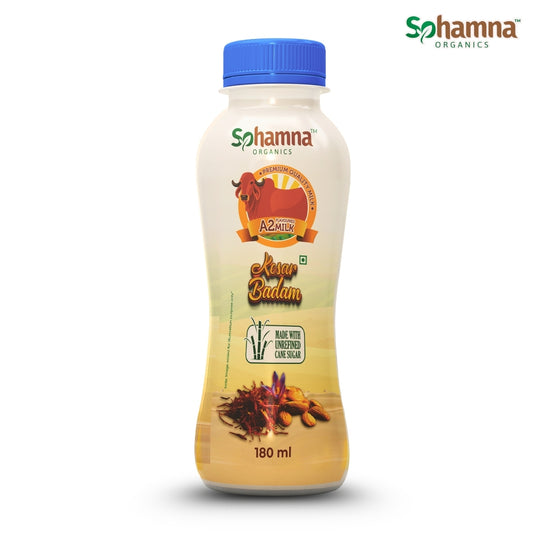 A2 Saffron Almond Flavoured Milk 180ml