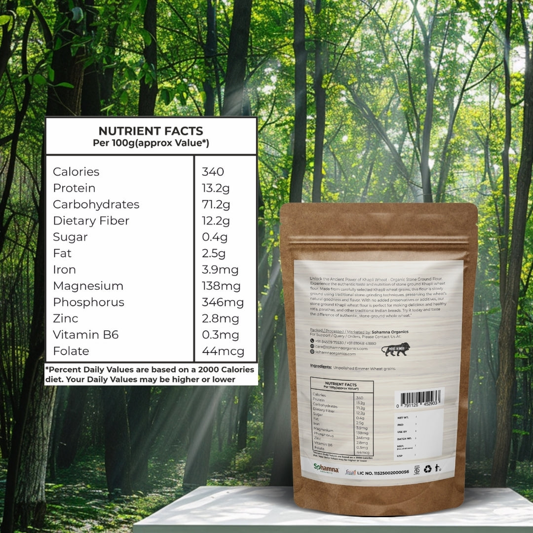 Stoneground Khapli Flour 1KG