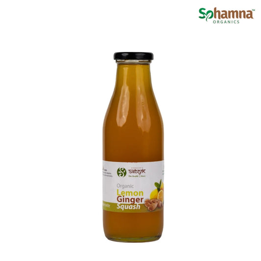 Natural Lemon Ginger Squash 500ml
