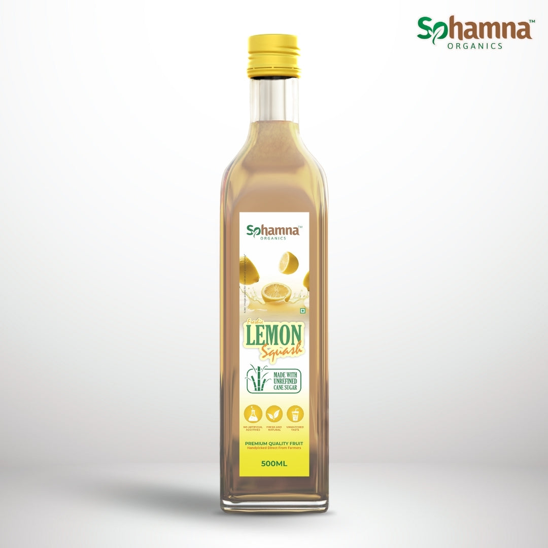Natural Lemon Squash 500ml