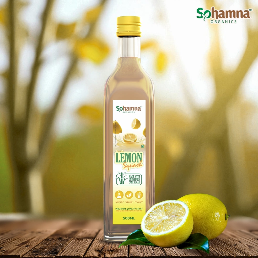 Natural Lemon Squash 500ml