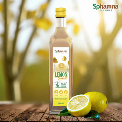 Natural Lemon Squash 500ml