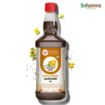 Cold & Wood Pressed Mustard Oil 1Ltr