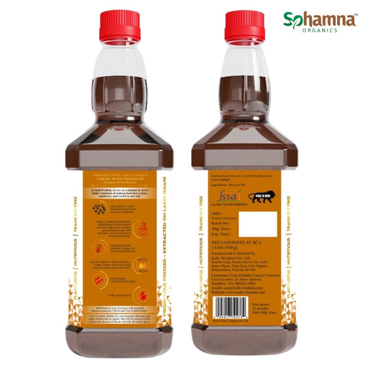 Cold & Wood Pressed Mustard Oil 1Ltr
