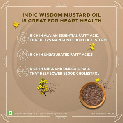 Cold & Wood Pressed Mustard Oil 1Ltr