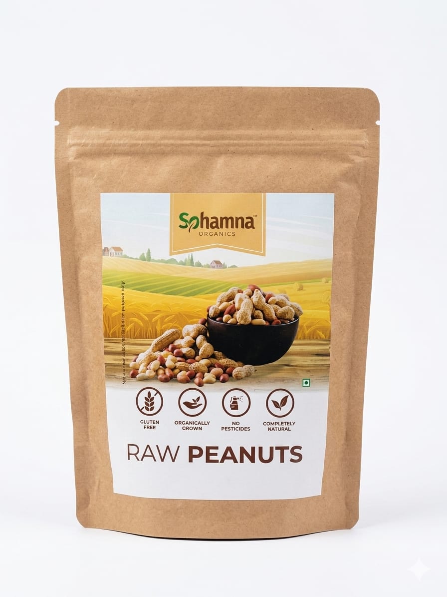 Premium Raw Peanuts 500g | Natural Cooking & Snacking