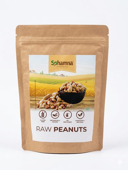 Premium Raw Peanuts 500g | Natural Cooking & Snacking