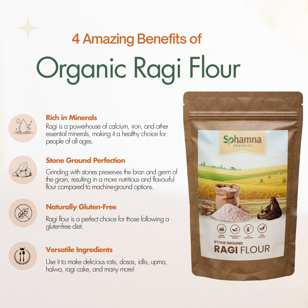 Stoneground Ragi Flour 1KG