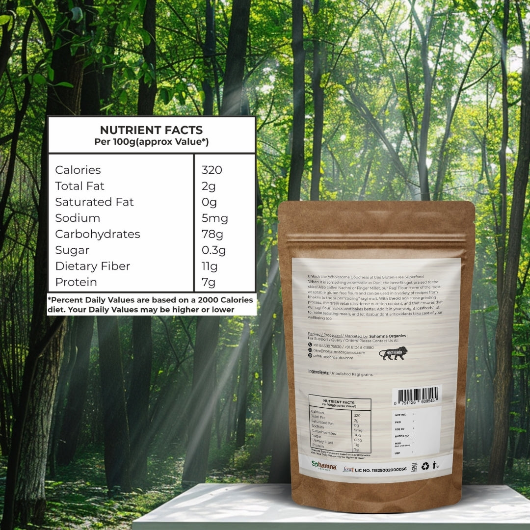 Stoneground Ragi Flour 1KG