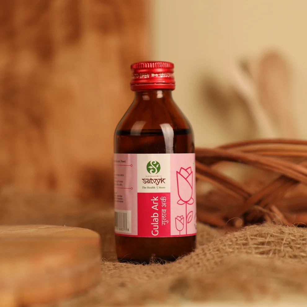 Rose Water Ark 60ml | Steam-Distilled Rose Water