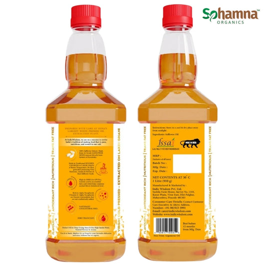 Cold & Wood Pressed Safflower Oil 1L