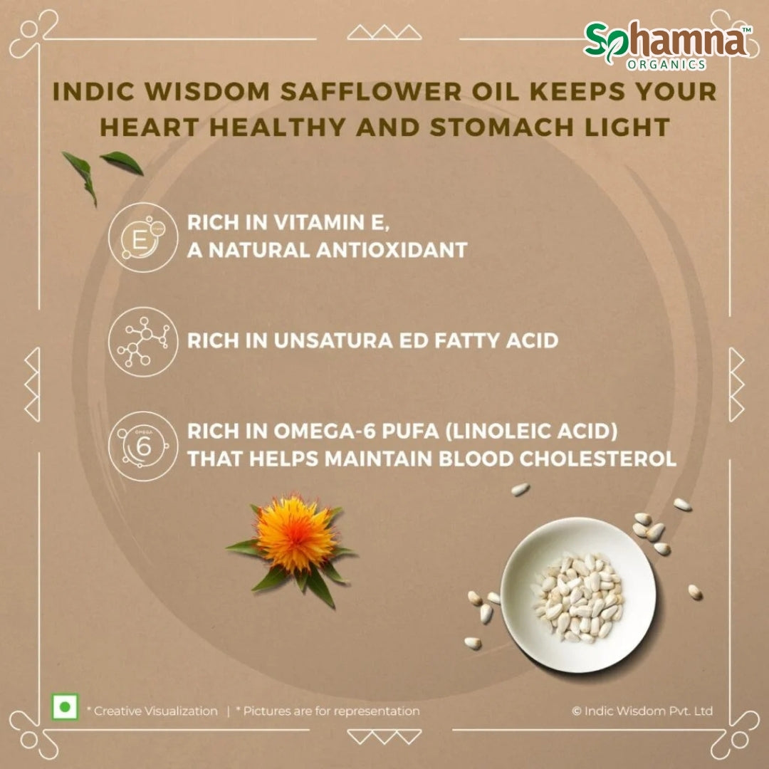 Cold & Wood Pressed Safflower Oil 1L