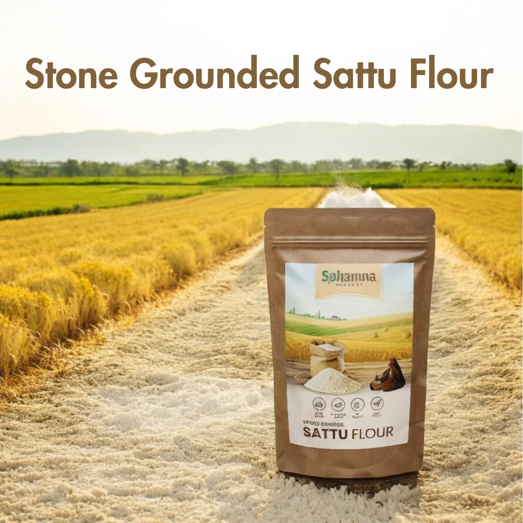 Stoneground Sattu | Roasted Gram Flour 500g