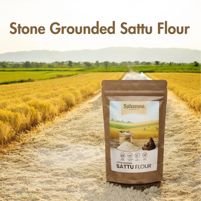 Stoneground Sattu | Roasted Gram Flour 500g