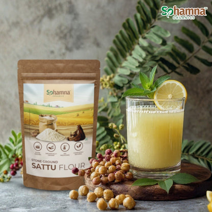 Stoneground Sattu | Roasted Gram Flour 500g