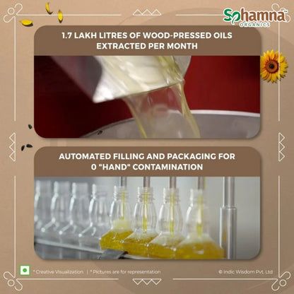 Cold & Wood Pressed Sunflower Oil 1L