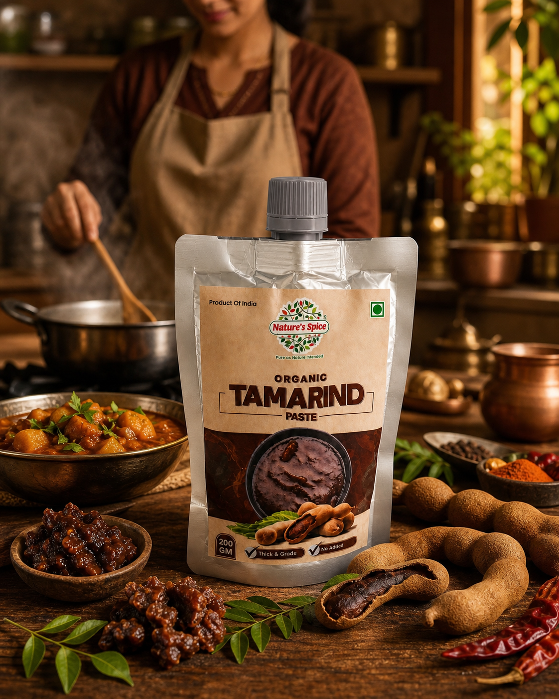Premium Tamarind Paste 200g | Tangy Cooking Essential