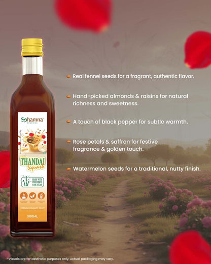 Natural Thandai Squash 500ml