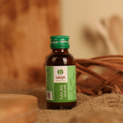 Tulsi Ark 60ml | Steam-Distilled Holy Basil Extract