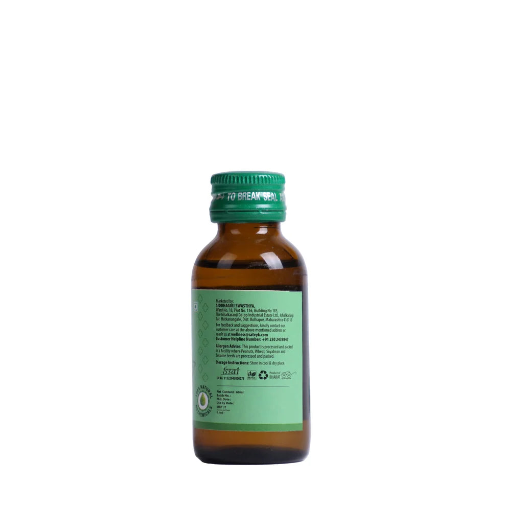 Tulsi Ark 60ml | Steam-Distilled Holy Basil Extract