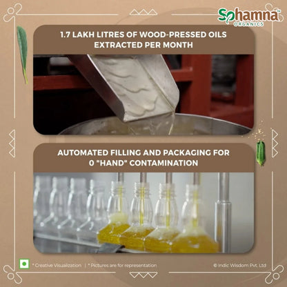 Cold & Wood Pressed White Sesame Oil 1L