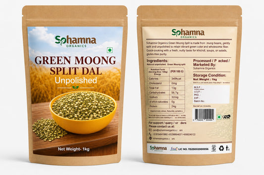 Green Moong Split Dal 1KG